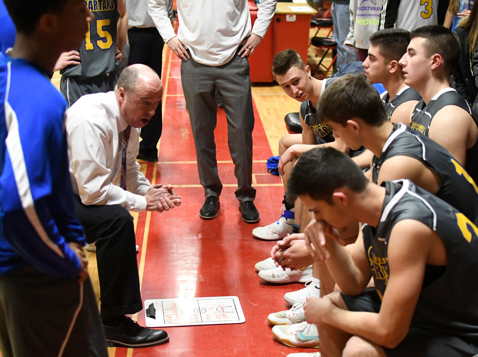 Queensbury at Glens Falls boys basketball